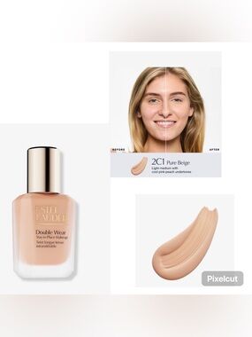 ESTÉE LAUDER Double Wear Stay-in-Place Longwear Matte Foundation-2C1 Pure Beige